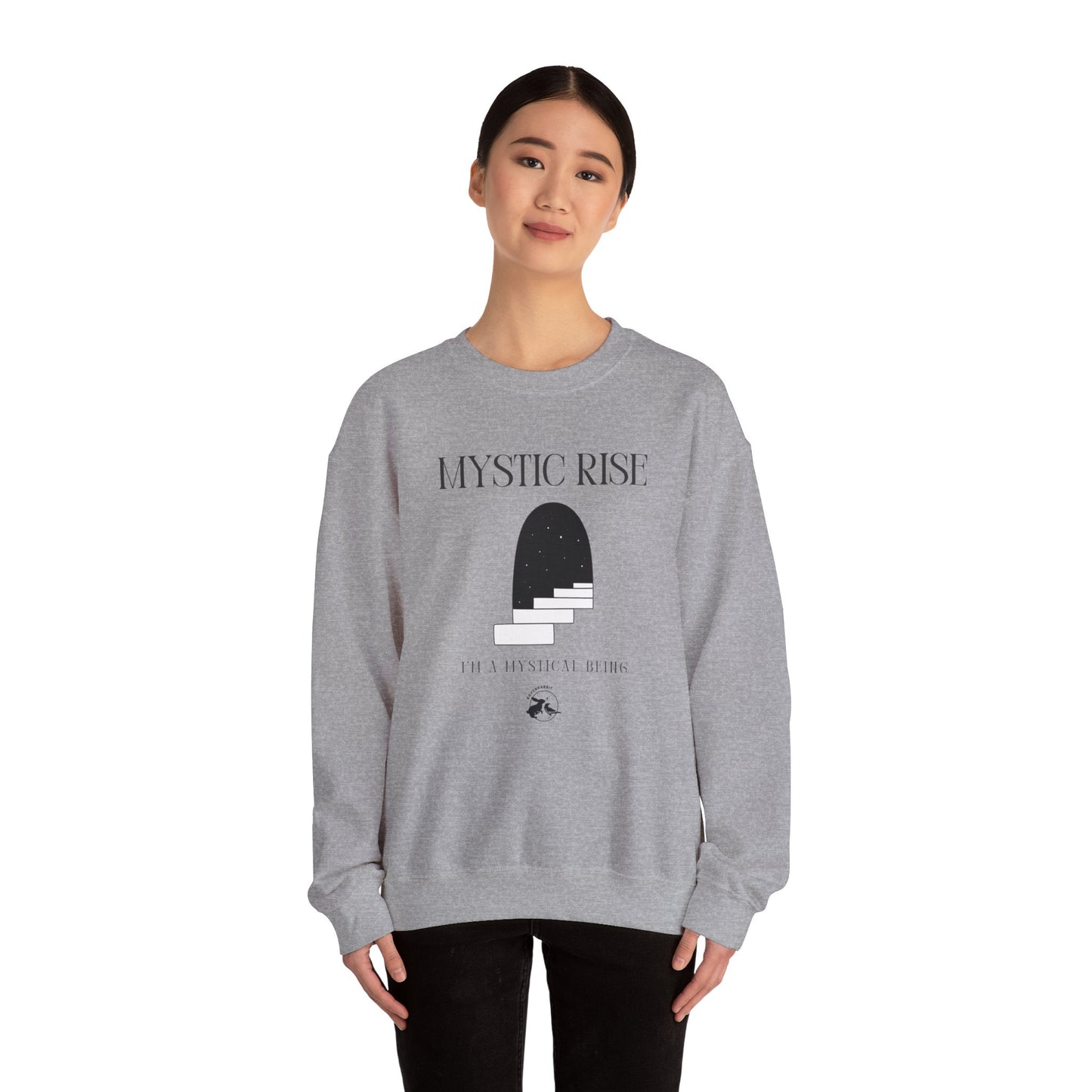 MysticRise Crewneck Sweater β Spiritual Awakening and Empowerment Pullover