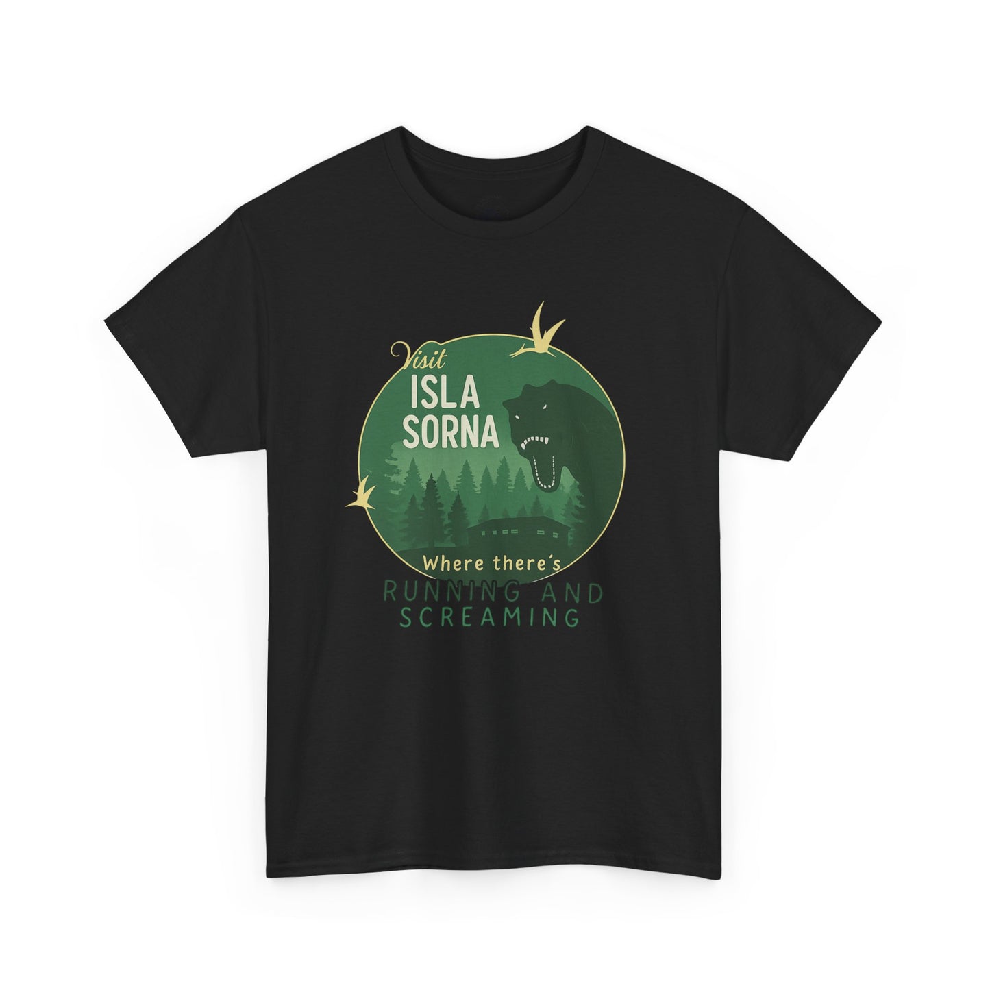 Isla Sorna Tee – Retro Dinosaur Adventure Shirt