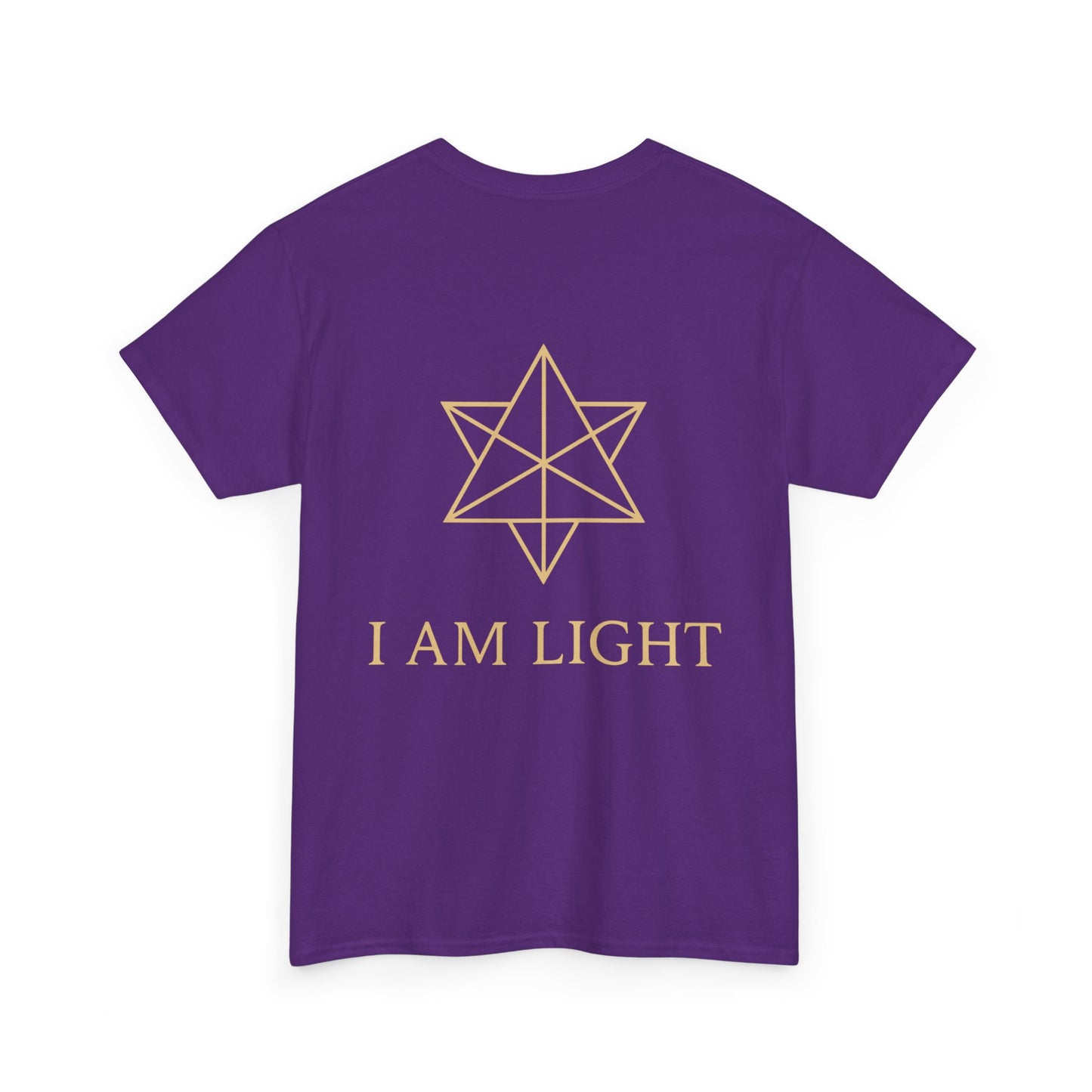 I Am Light Double-Sided Tee – Spiritual Affirmation Shirt for Christmas Gift