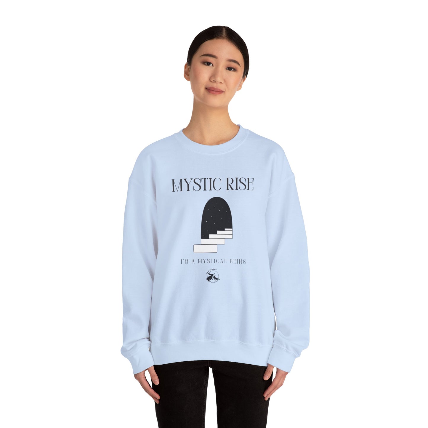 MysticRise Crewneck Sweater β Spiritual Awakening and Empowerment Pullover