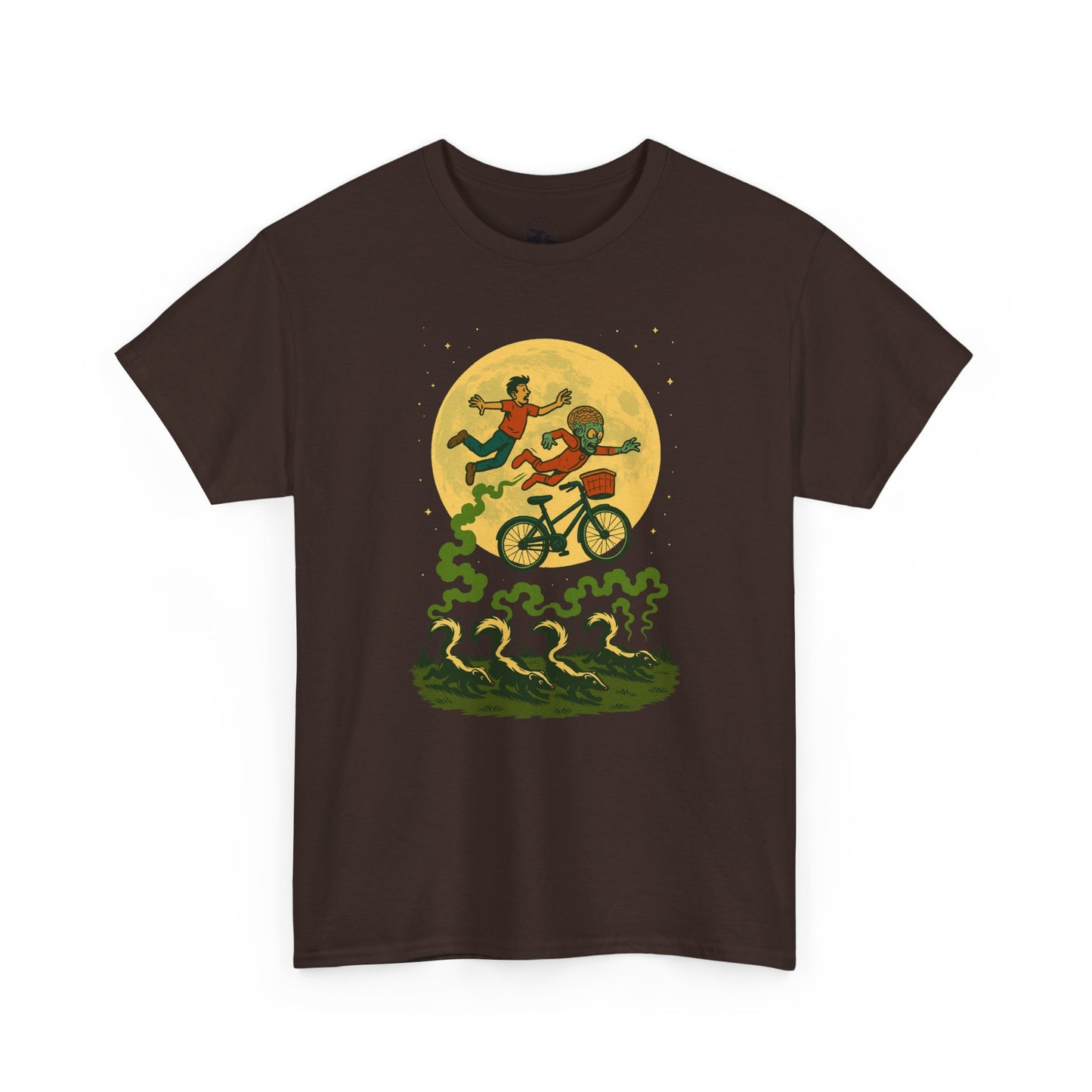 Moonlit Mayhem Retro Comic T Shirt