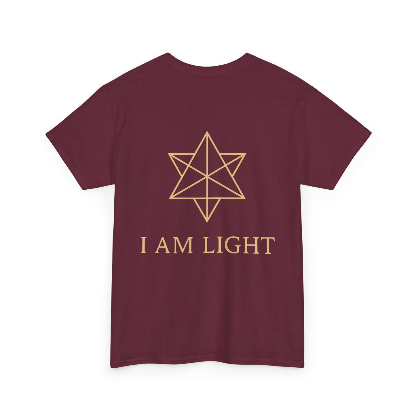 I Am Light Double-Sided Tee – Spiritual Affirmation Shirt for Christmas Gift