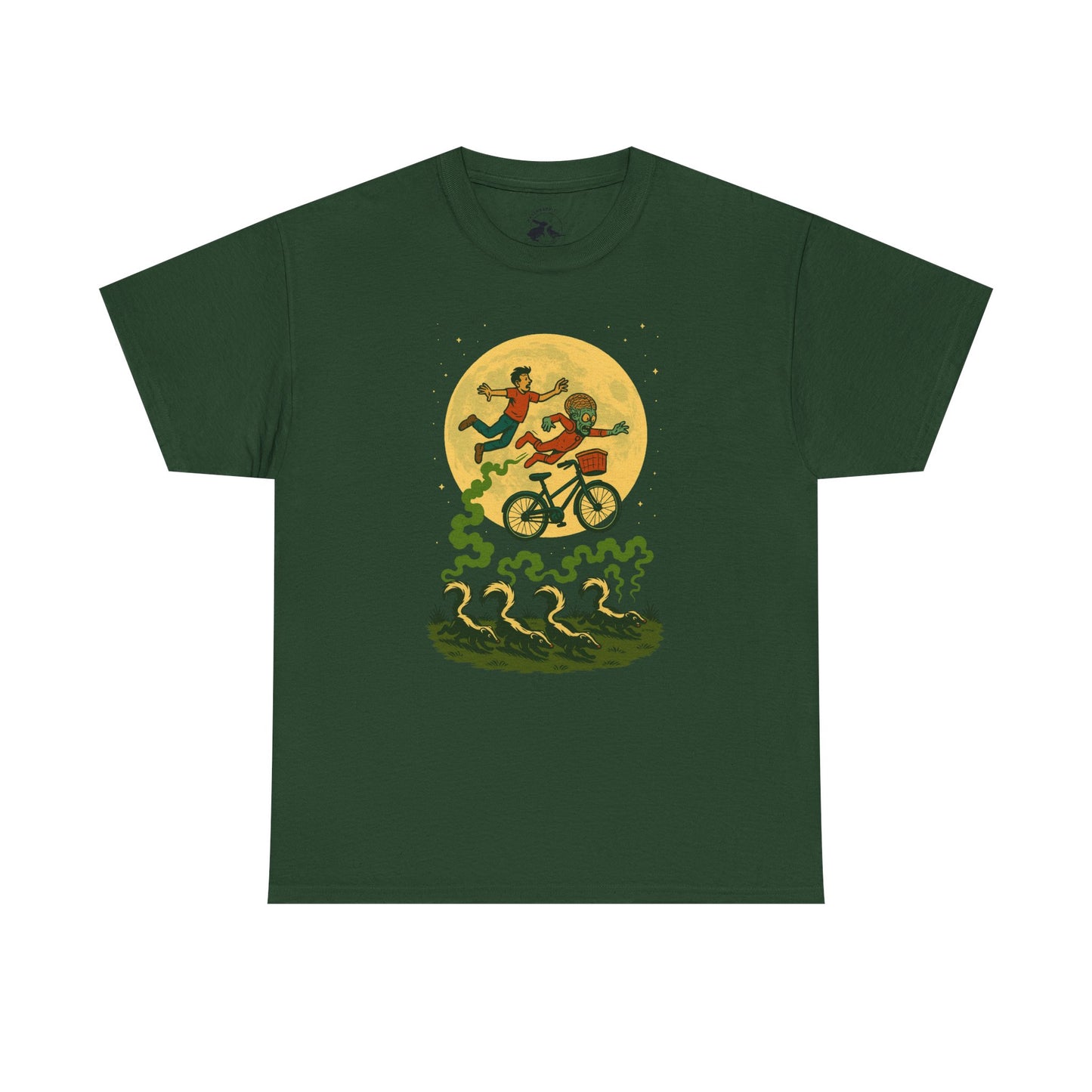 Moonlit Mayhem Retro Comic T Shirt