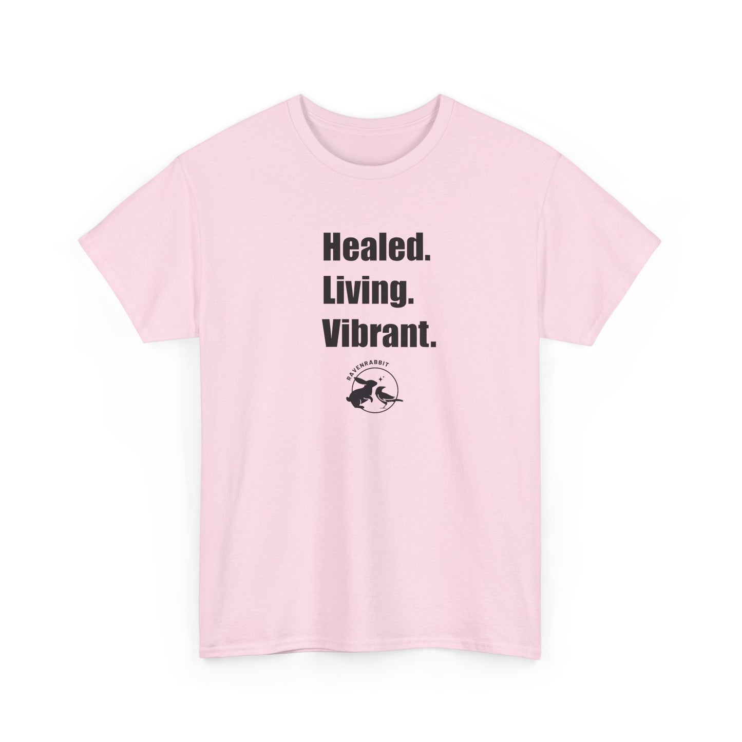 Living Healed Vibrant Unisex Heavy Cotton Tee – Embody Your Transformation 🌿✨