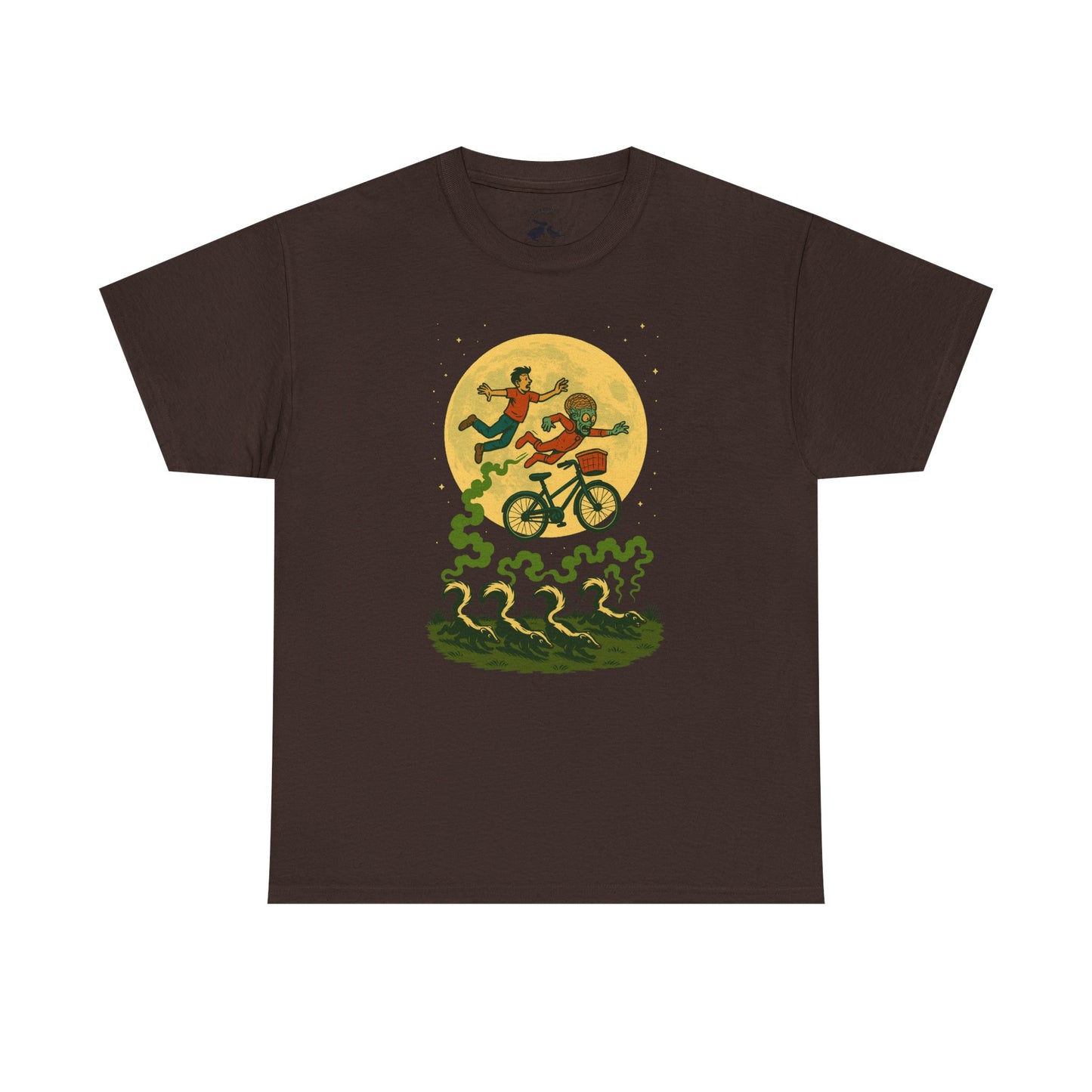 Moonlit Mayhem Retro Comic T Shirt