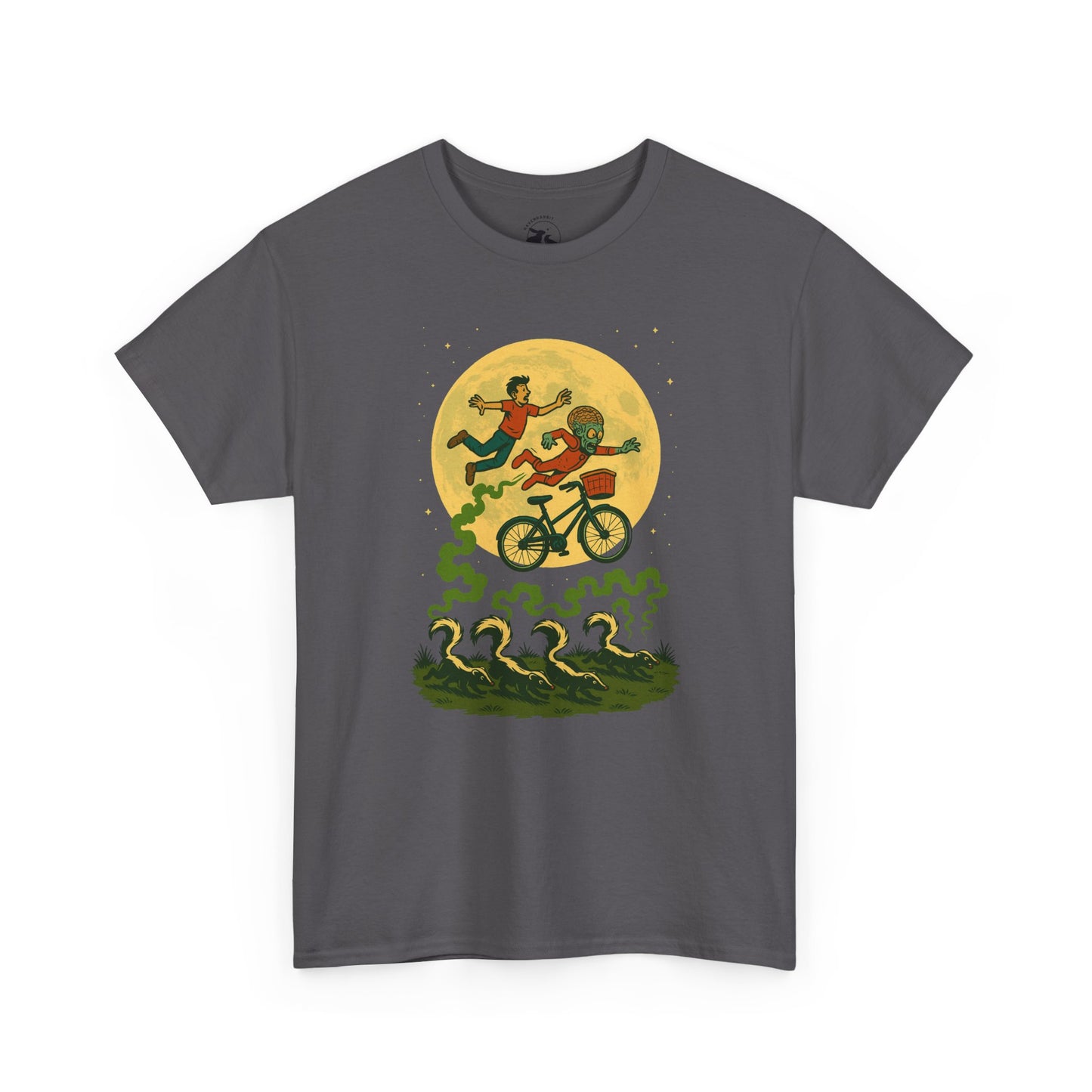 Moonlit Mayhem Retro Comic T Shirt