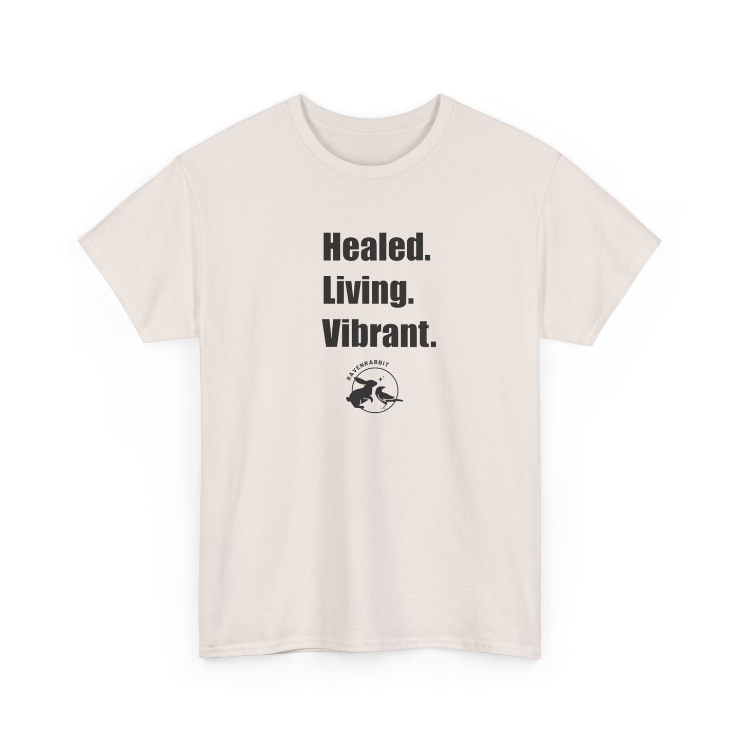 Living Healed Vibrant Unisex Heavy Cotton Tee – Embody Your Transformation 🌿✨