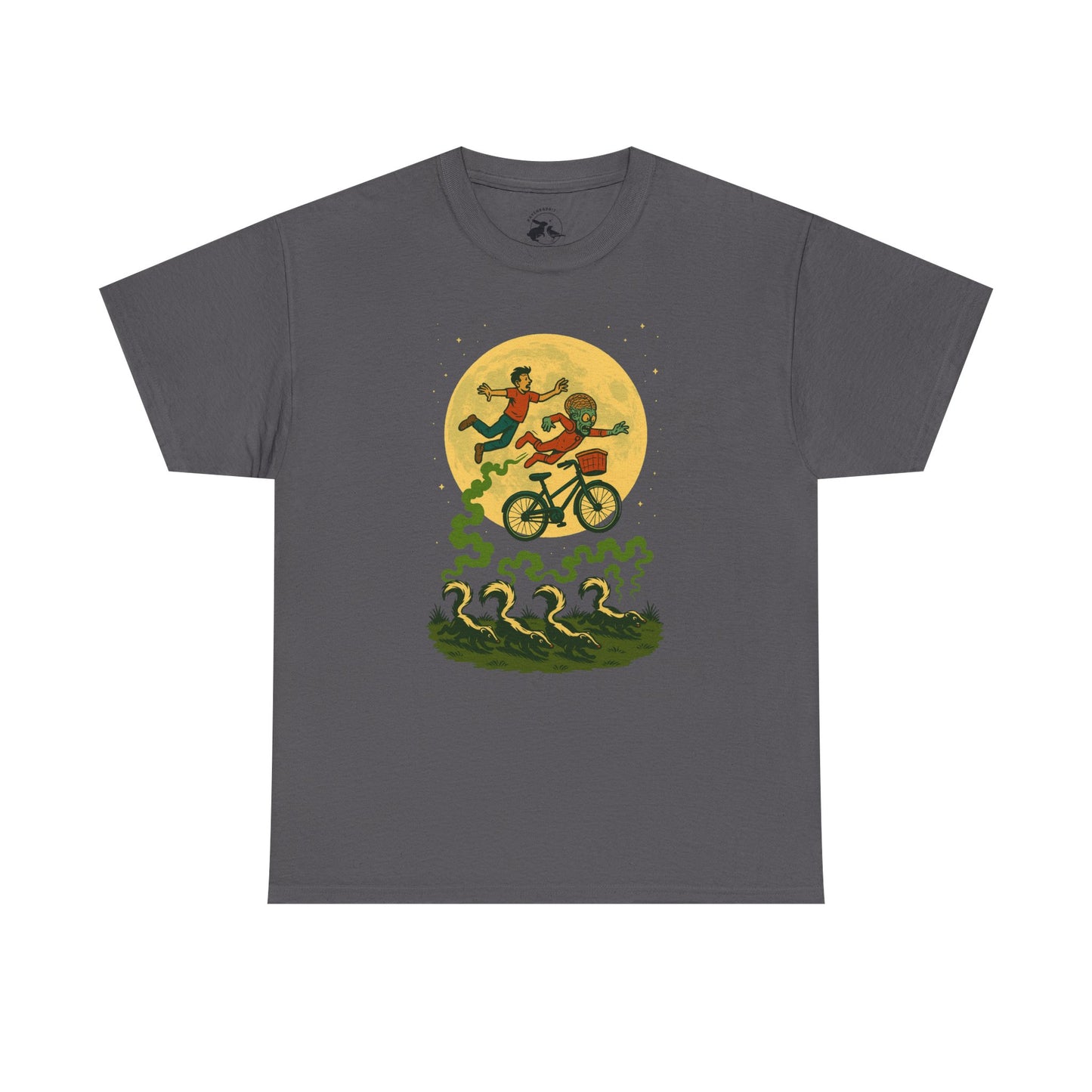 Moonlit Mayhem Retro Comic T Shirt