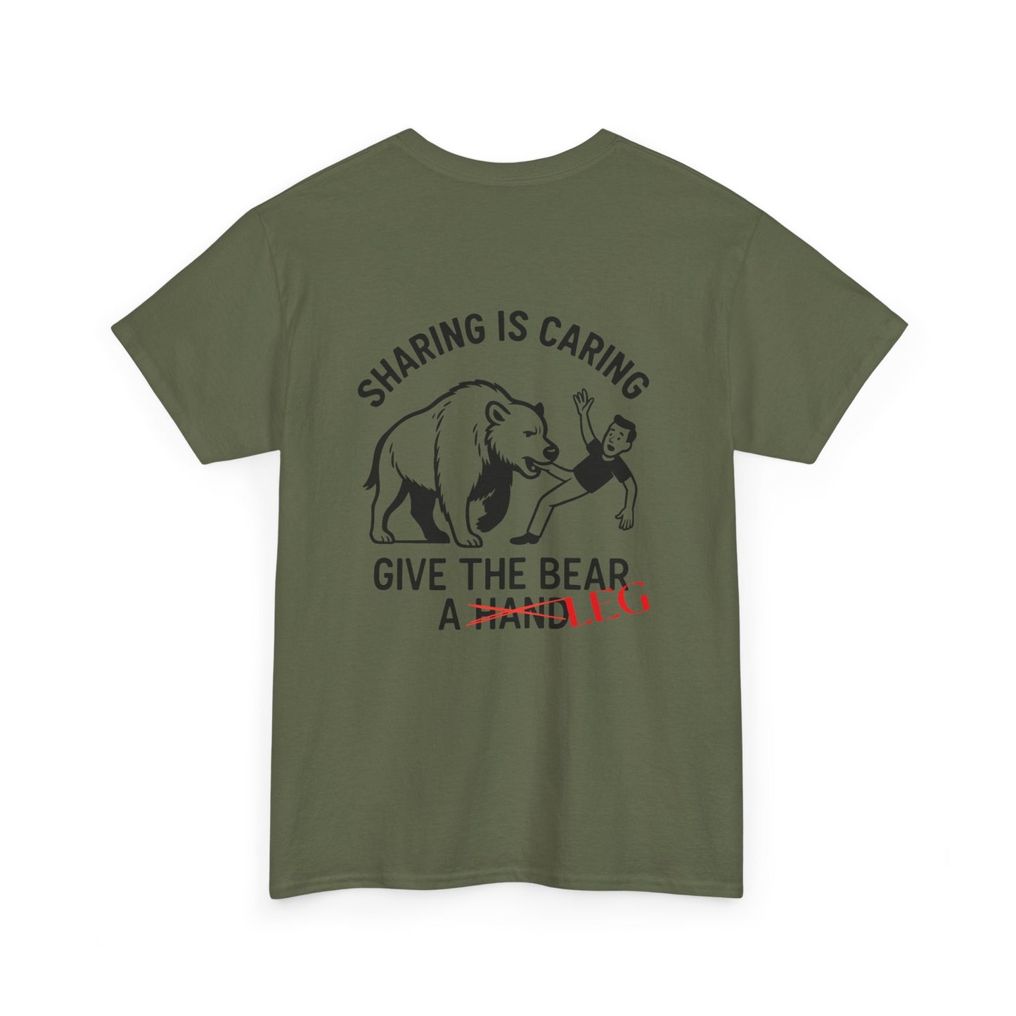 Give the Bear a Leg Tee – Funny Yellowstone Wildlife Shirt