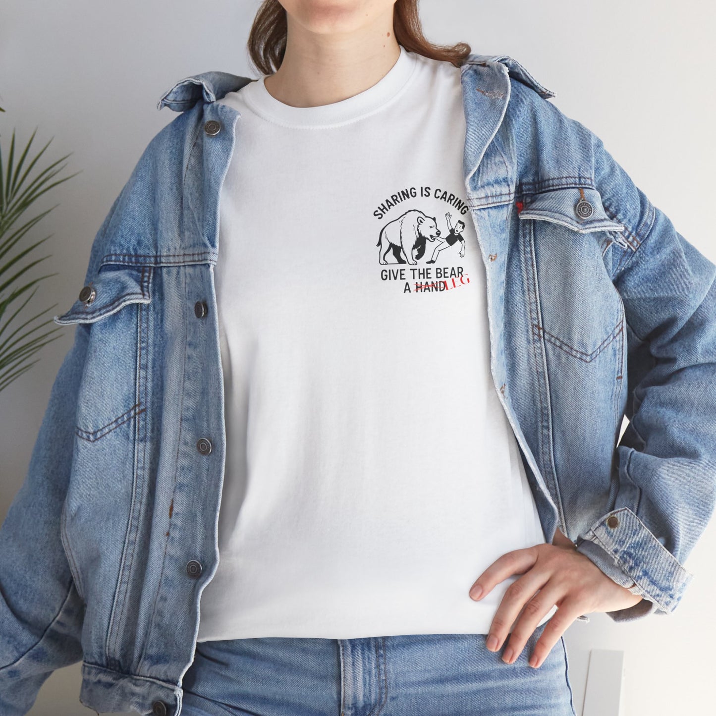 Give the Bear a Leg Tee – Funny Yellowstone Wildlife Shirt