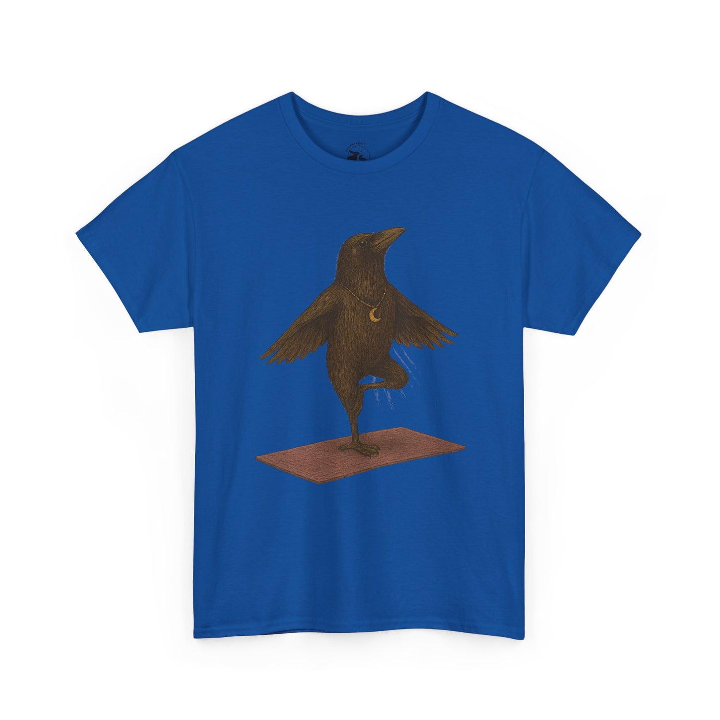 The Raven Yoga Master Tee – Balance in Flight and Spirit