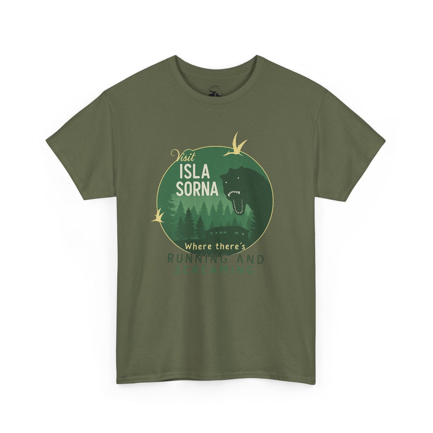 Isla Sorna Tee – Retro Dinosaur Adventure Shirt