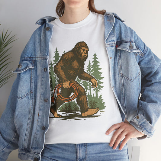 Bigfoot Extension Cord Tee β Funny Vintage Camping Shirt