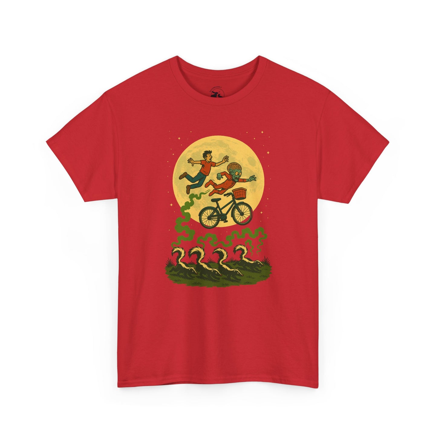 Moonlit Mayhem Retro Comic T Shirt