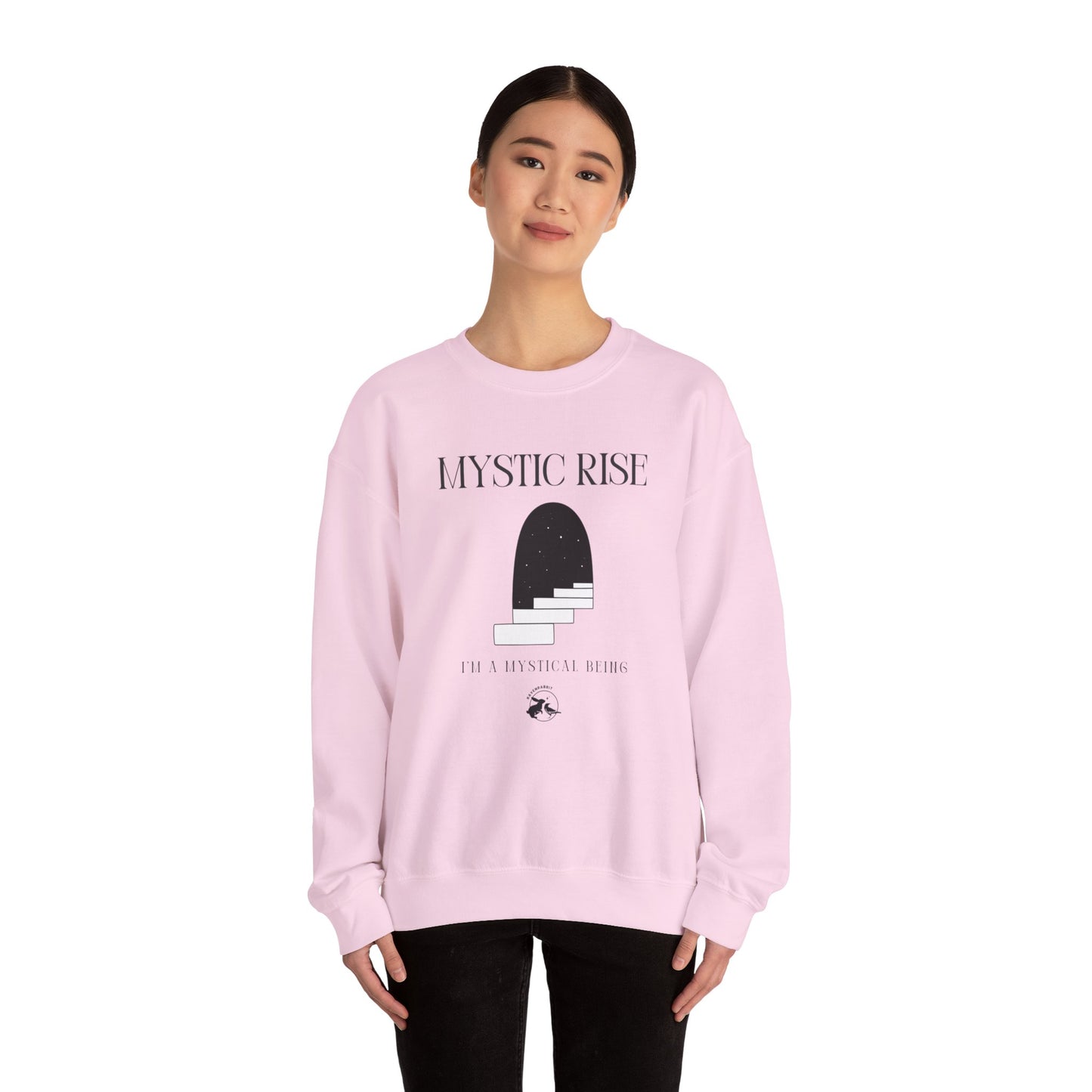 MysticRise Crewneck Sweater β Spiritual Awakening and Empowerment Pullover
