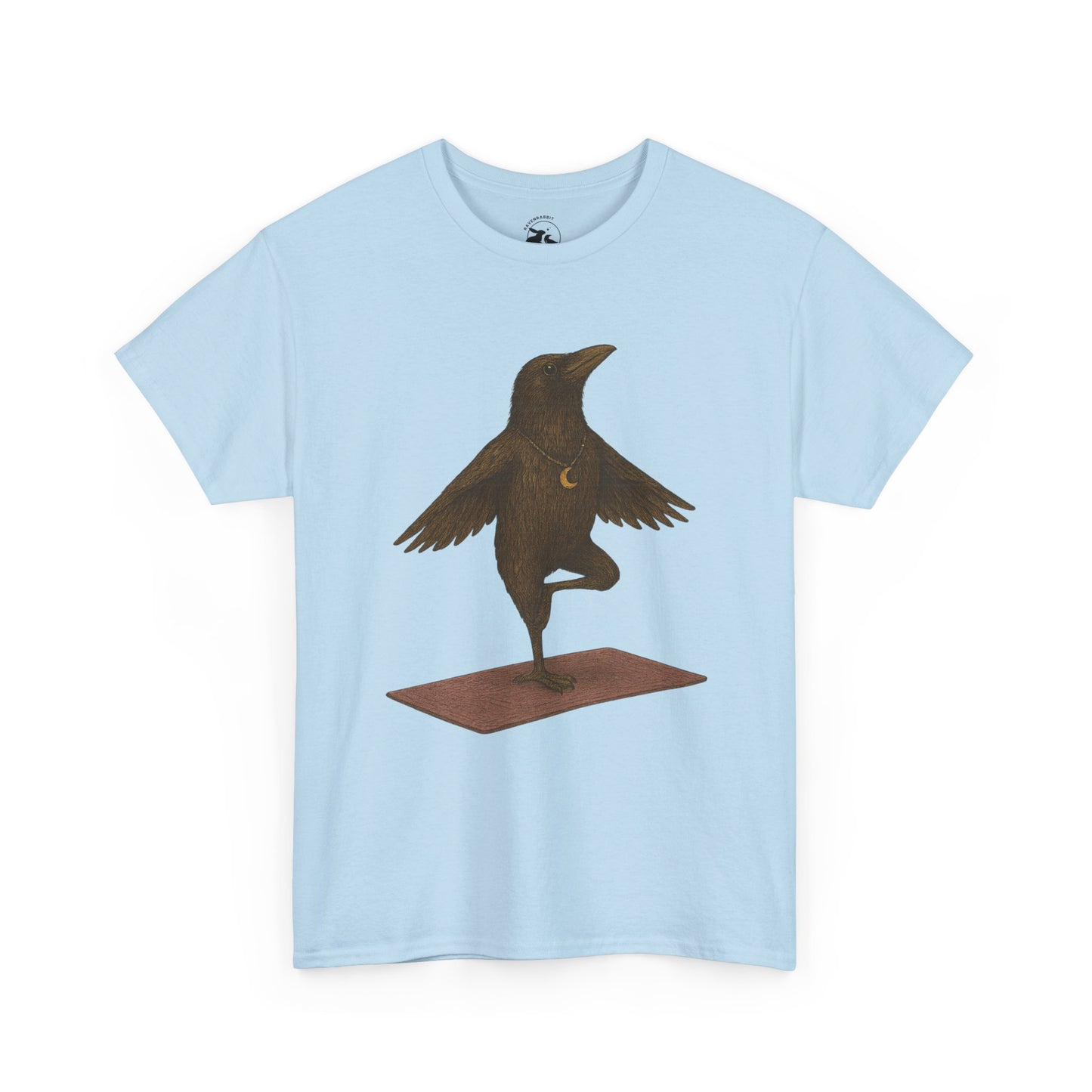 The Raven Yoga Master Tee – Balance in Flight and Spirit