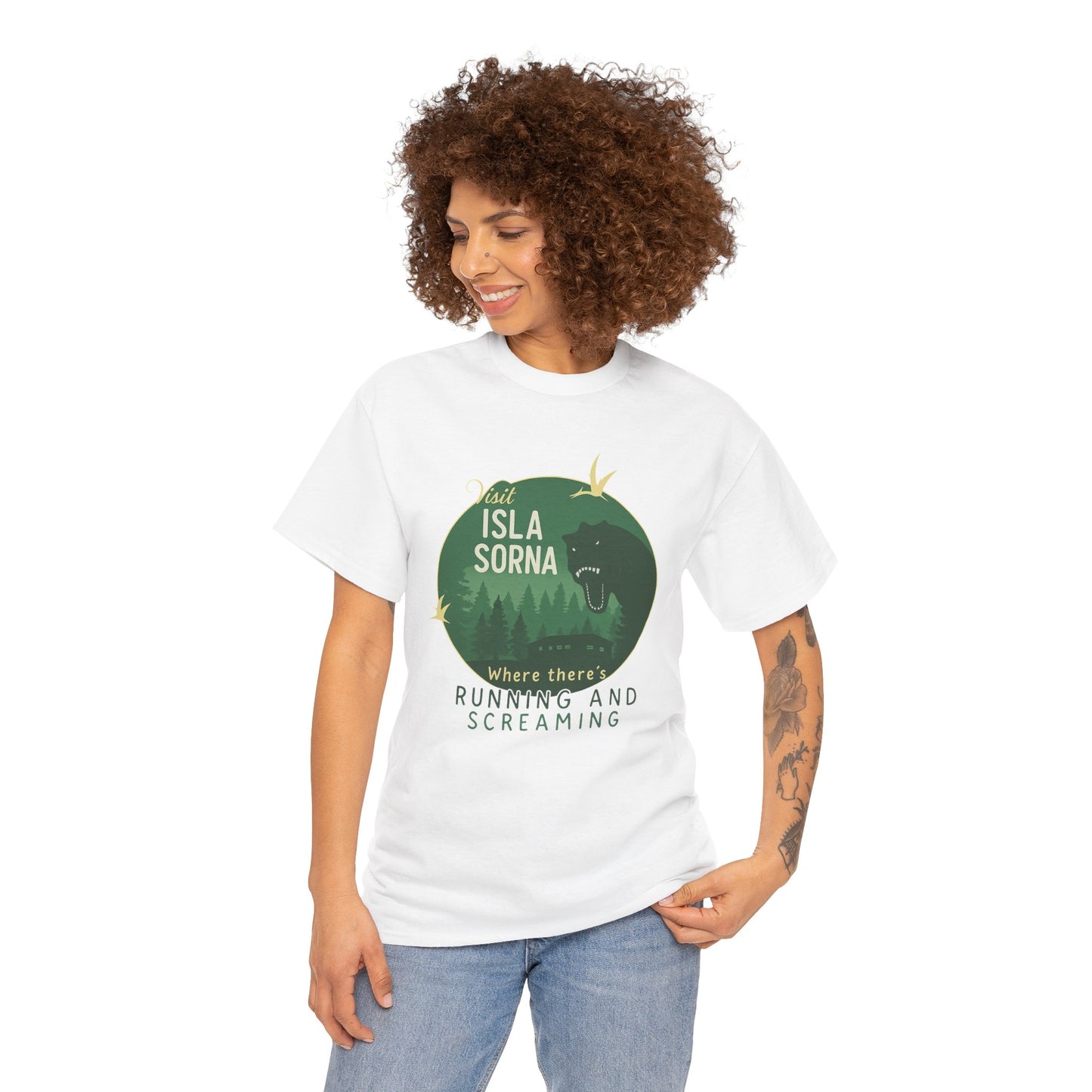 Isla Sorna Tee – Retro Dinosaur Adventure Shirt