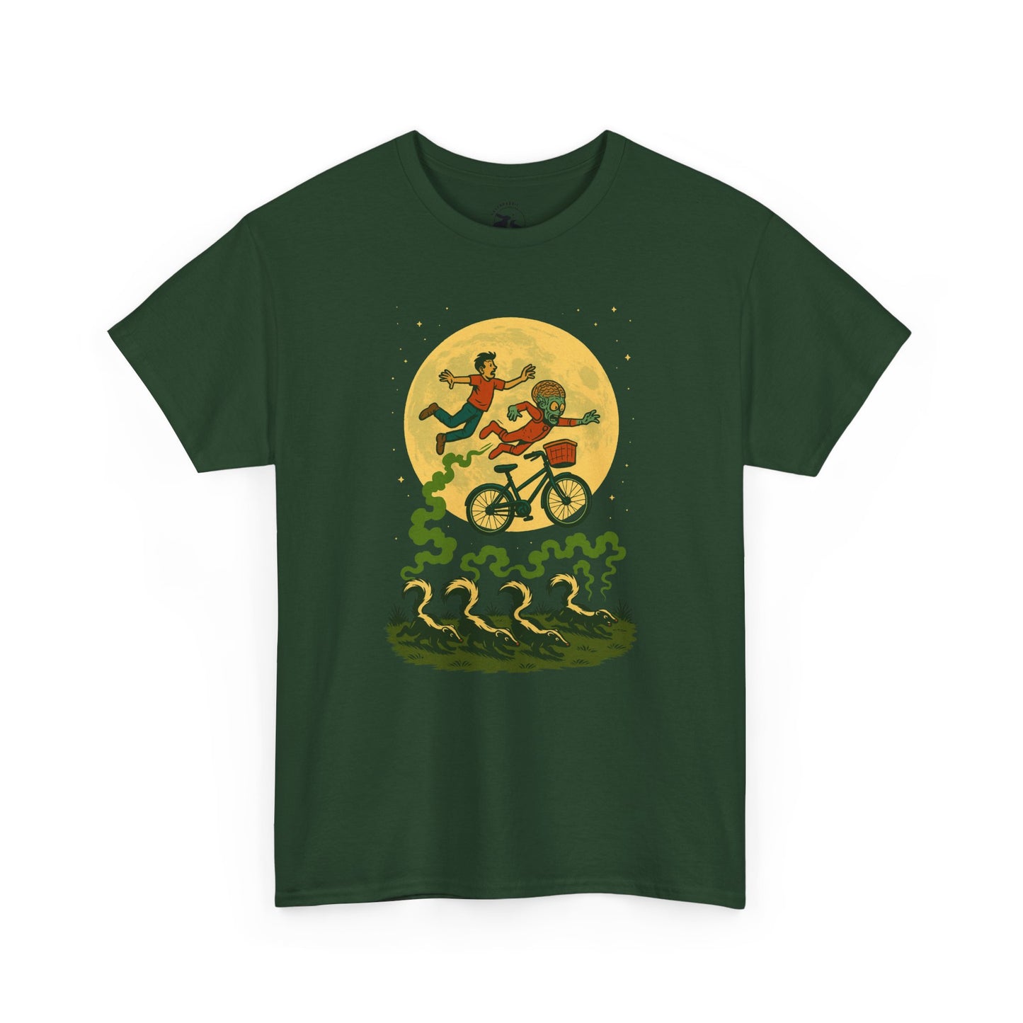 Moonlit Mayhem Retro Comic T Shirt