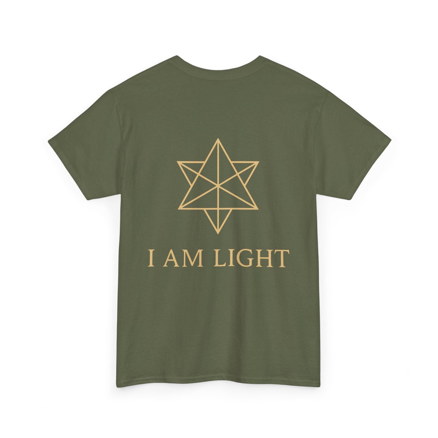 I Am Light Double-Sided Tee – Spiritual Affirmation Shirt for Christmas Gift