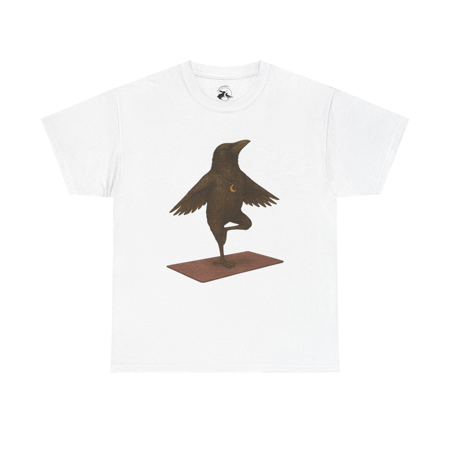 The Raven Yoga Master Tee – Balance in Flight and Spirit