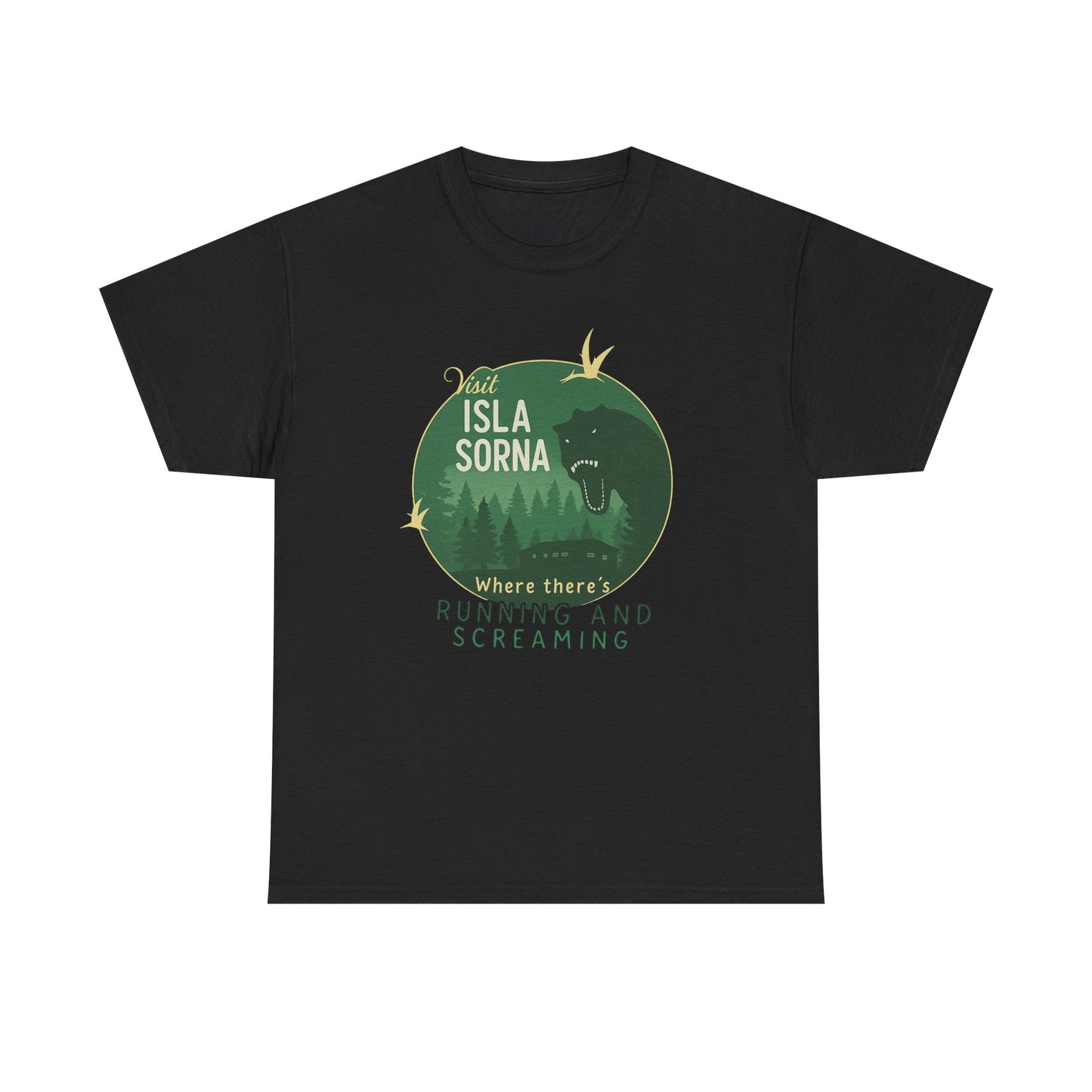Isla Sorna Tee – Retro Dinosaur Adventure Shirt
