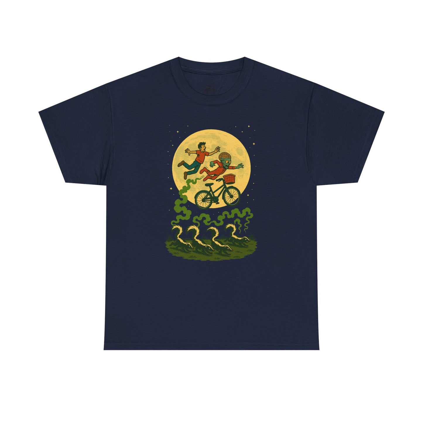 Moonlit Mayhem Retro Comic T Shirt