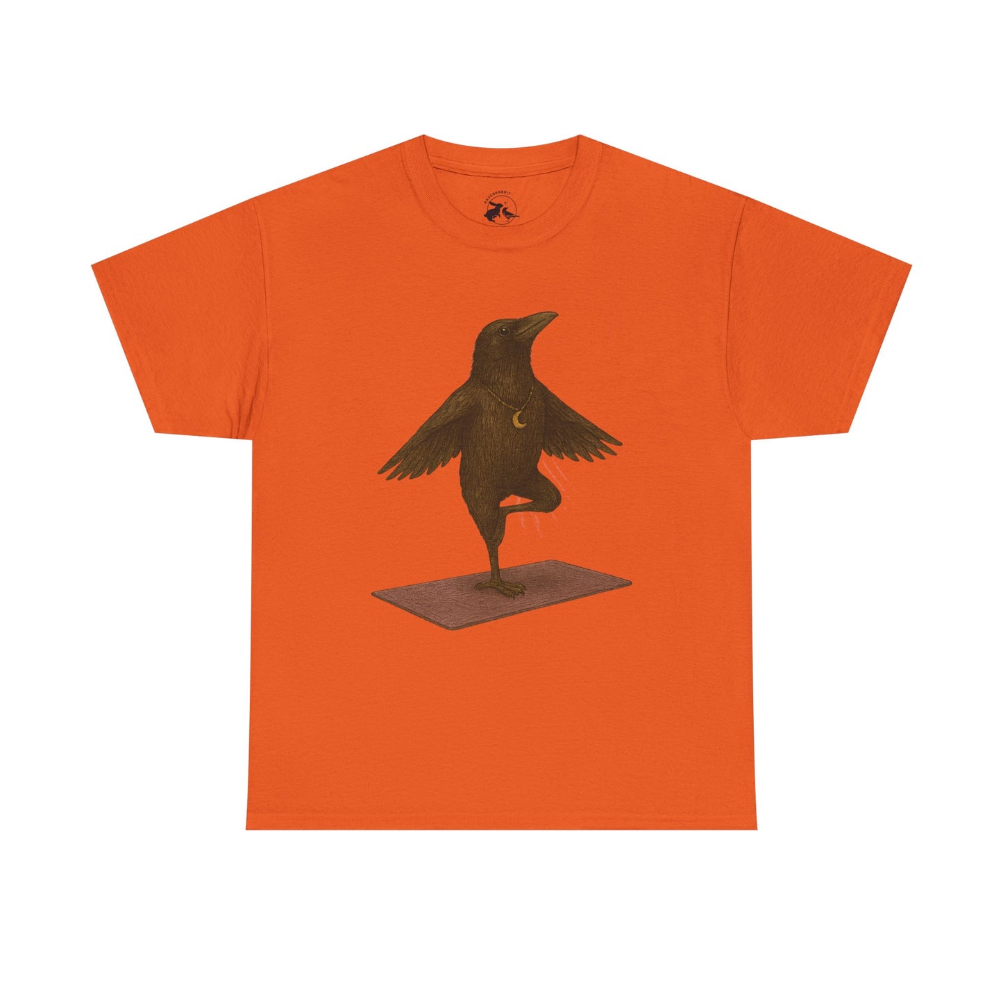 The Raven Yoga Master Tee – Balance in Flight and Spirit