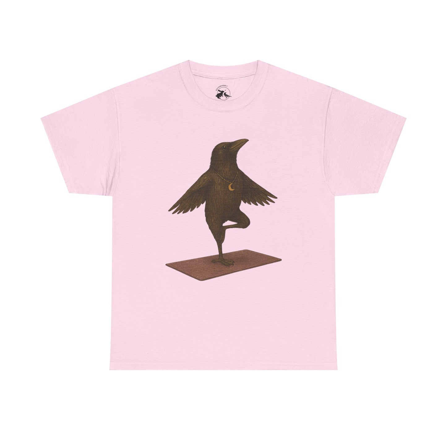 The Raven Yoga Master Tee – Balance in Flight and Spirit