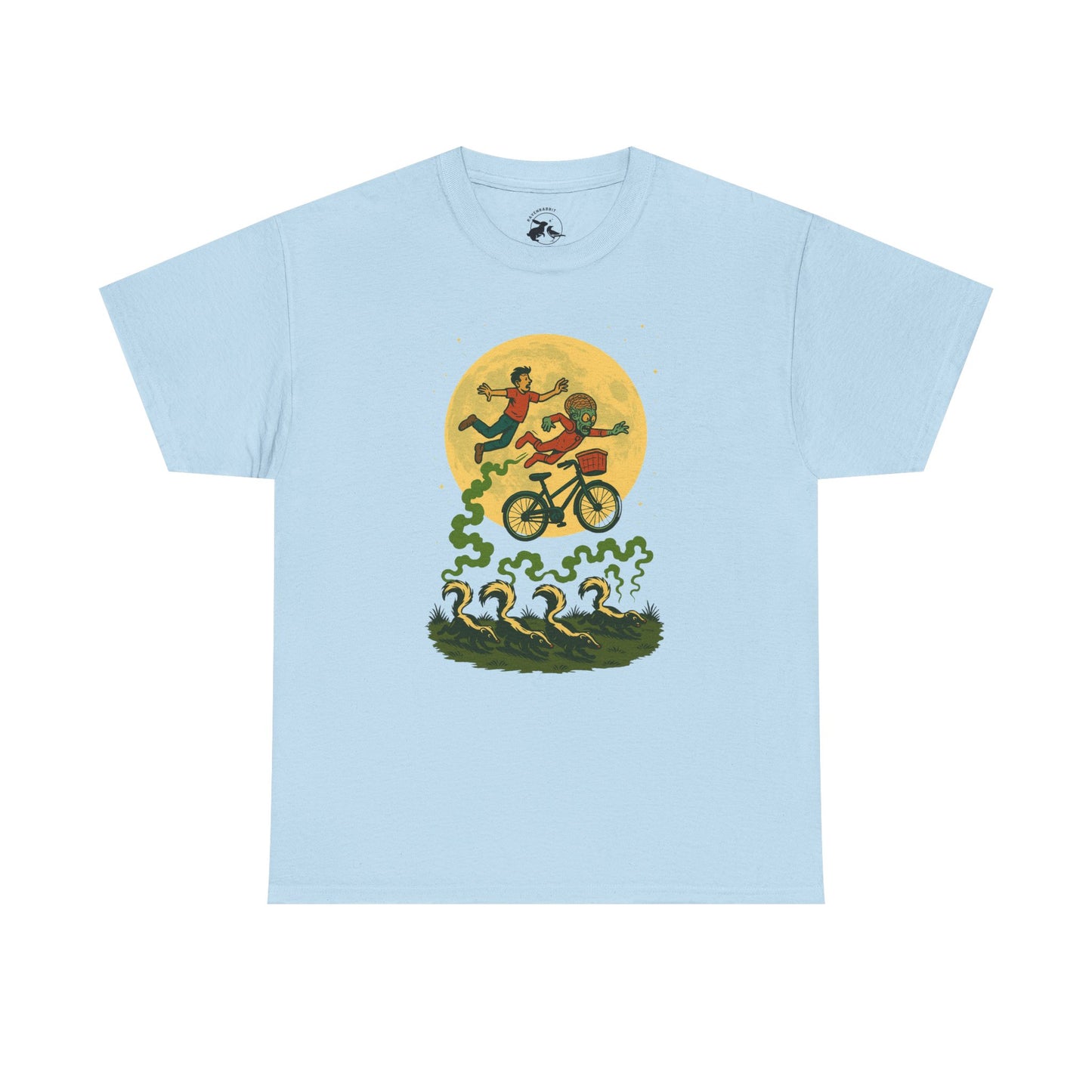 Moonlit Mayhem Retro Comic T Shirt