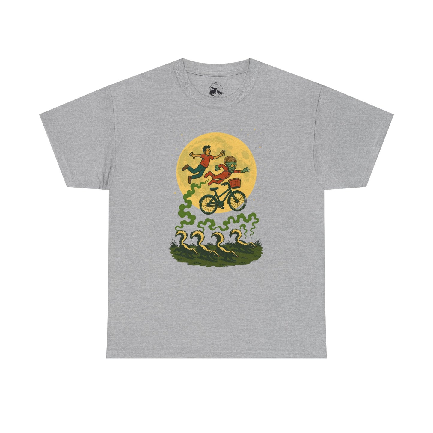 Moonlit Mayhem Retro Comic T Shirt