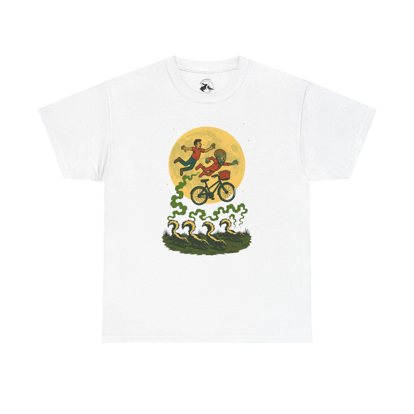 Moonlit Mayhem Retro Comic T Shirt