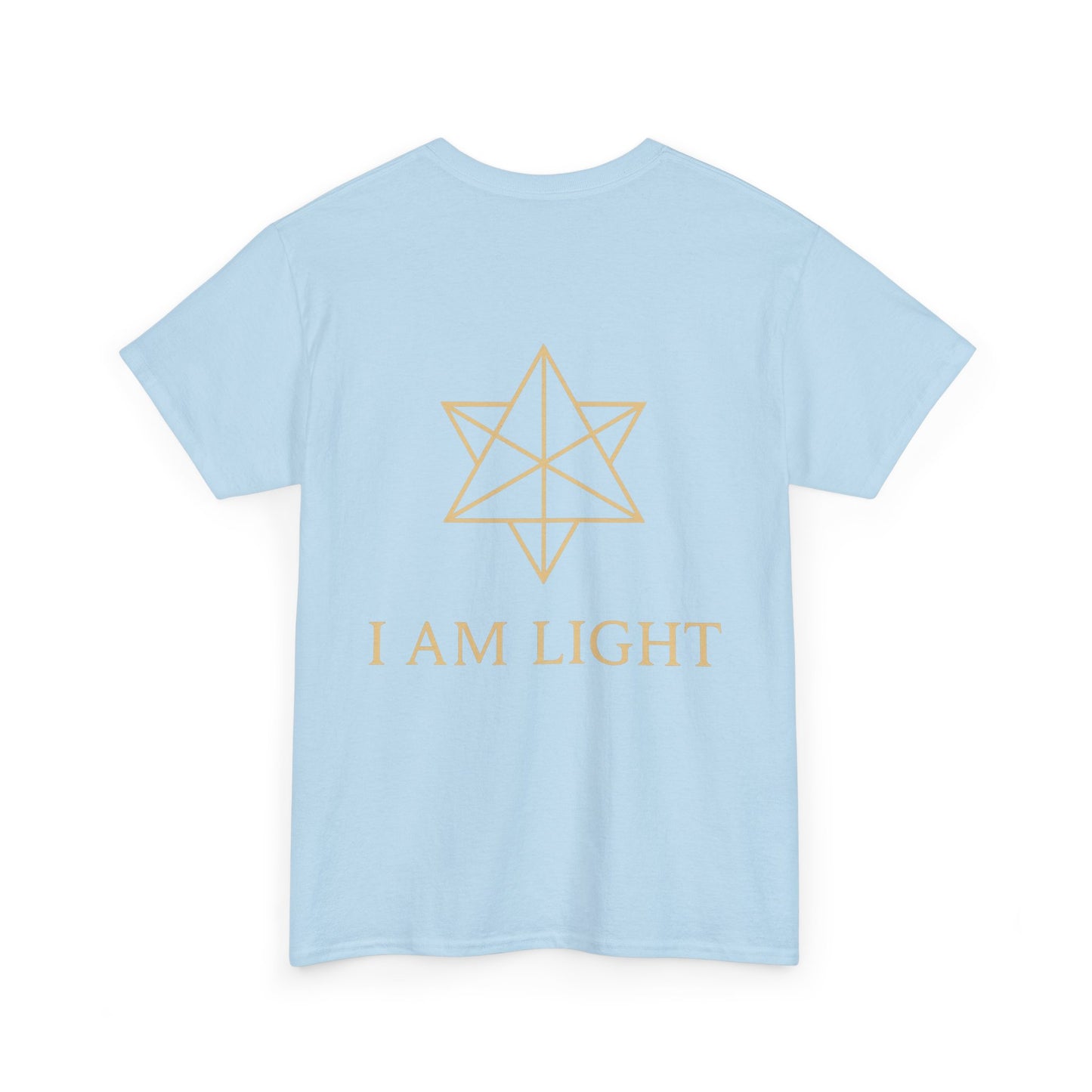 I Am Light Double-Sided Tee – Spiritual Affirmation Shirt for Christmas Gift