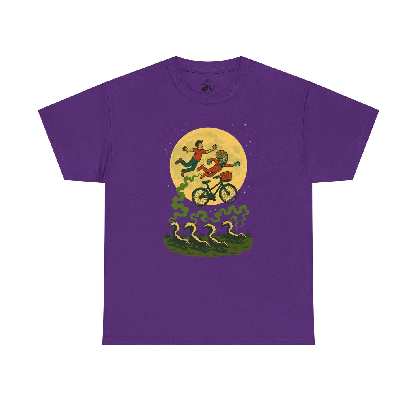 Moonlit Mayhem Retro Comic T Shirt