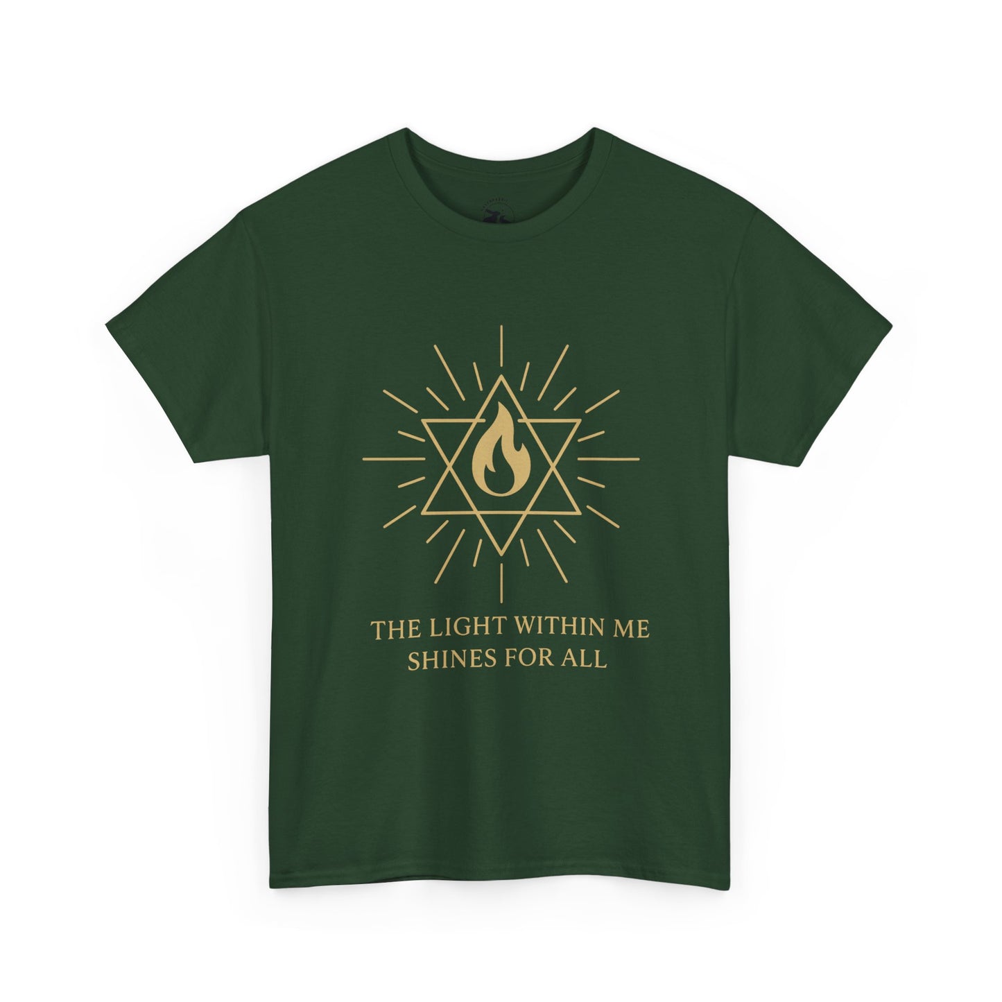 The Light Within Tee – Merkaba Flame of Awakening Graphic Shirt