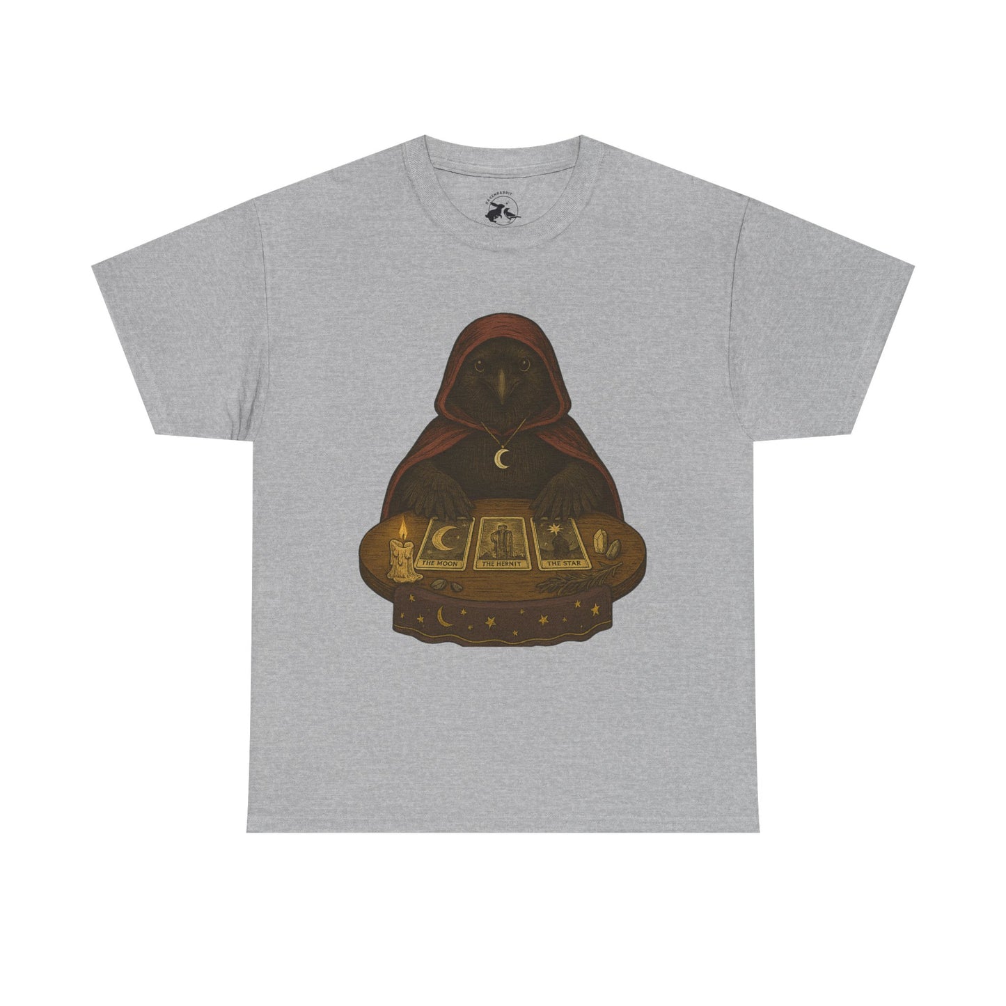 The Raven Tarot Tee – Diviner of the Moon and Stars