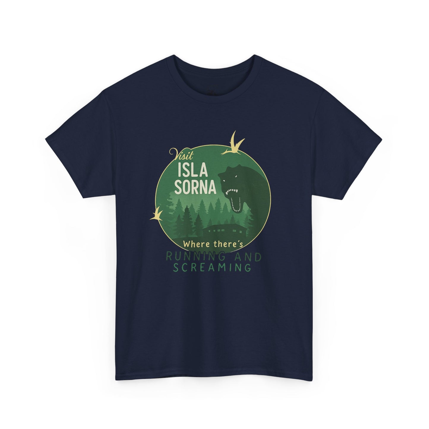 Isla Sorna Tee – Retro Dinosaur Adventure Shirt