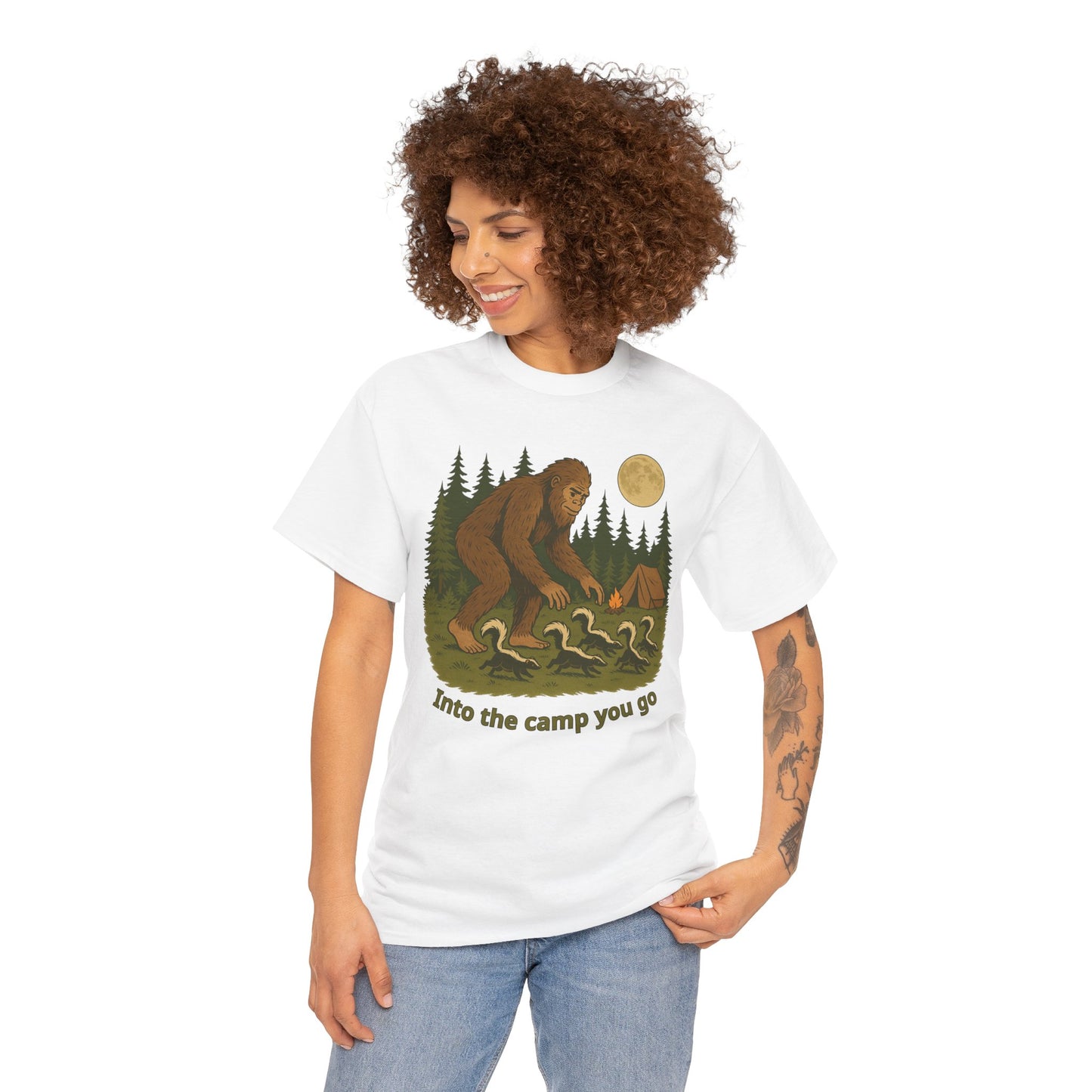 Bigfoot Skunk Wrangler T Shirt