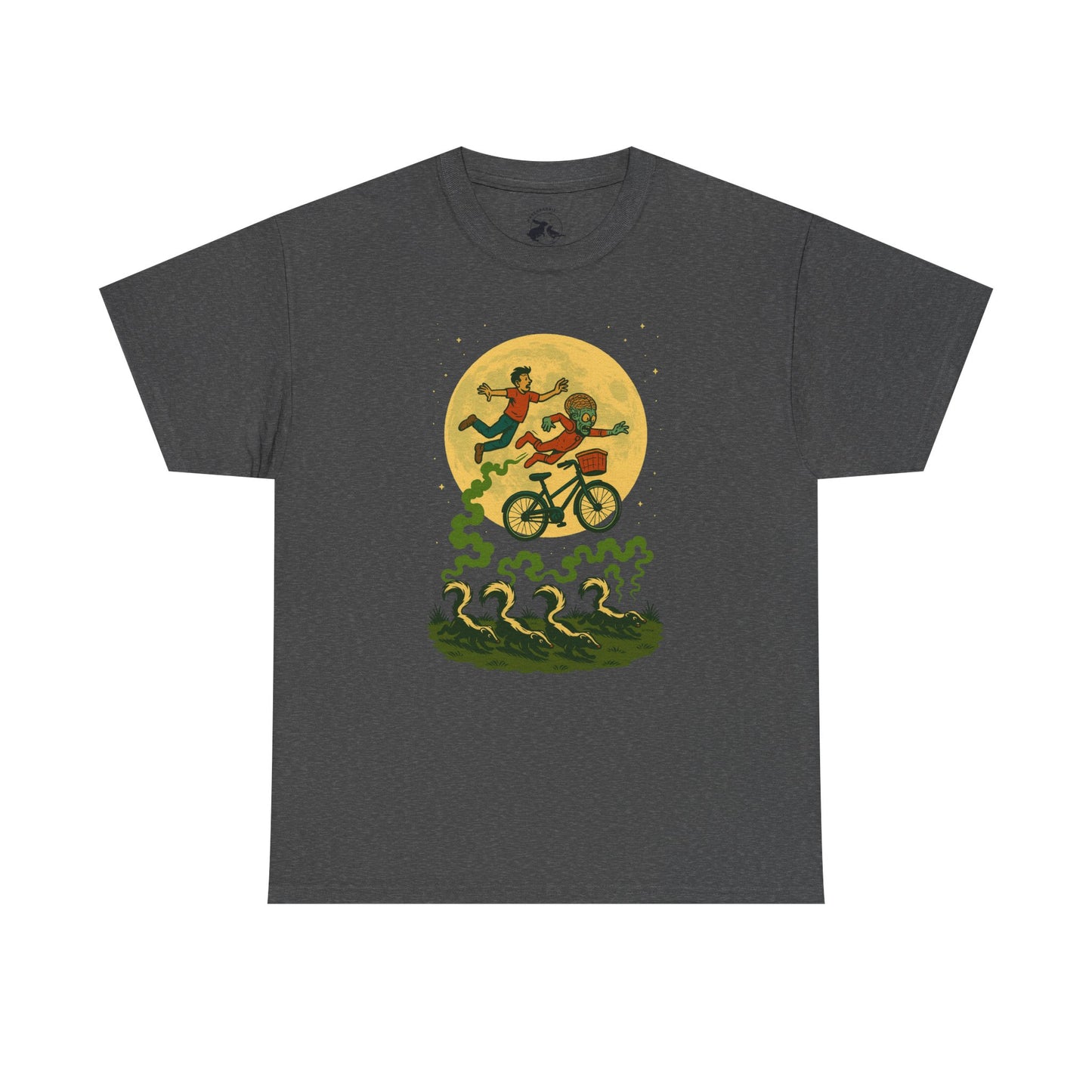 Moonlit Mayhem Retro Comic T Shirt