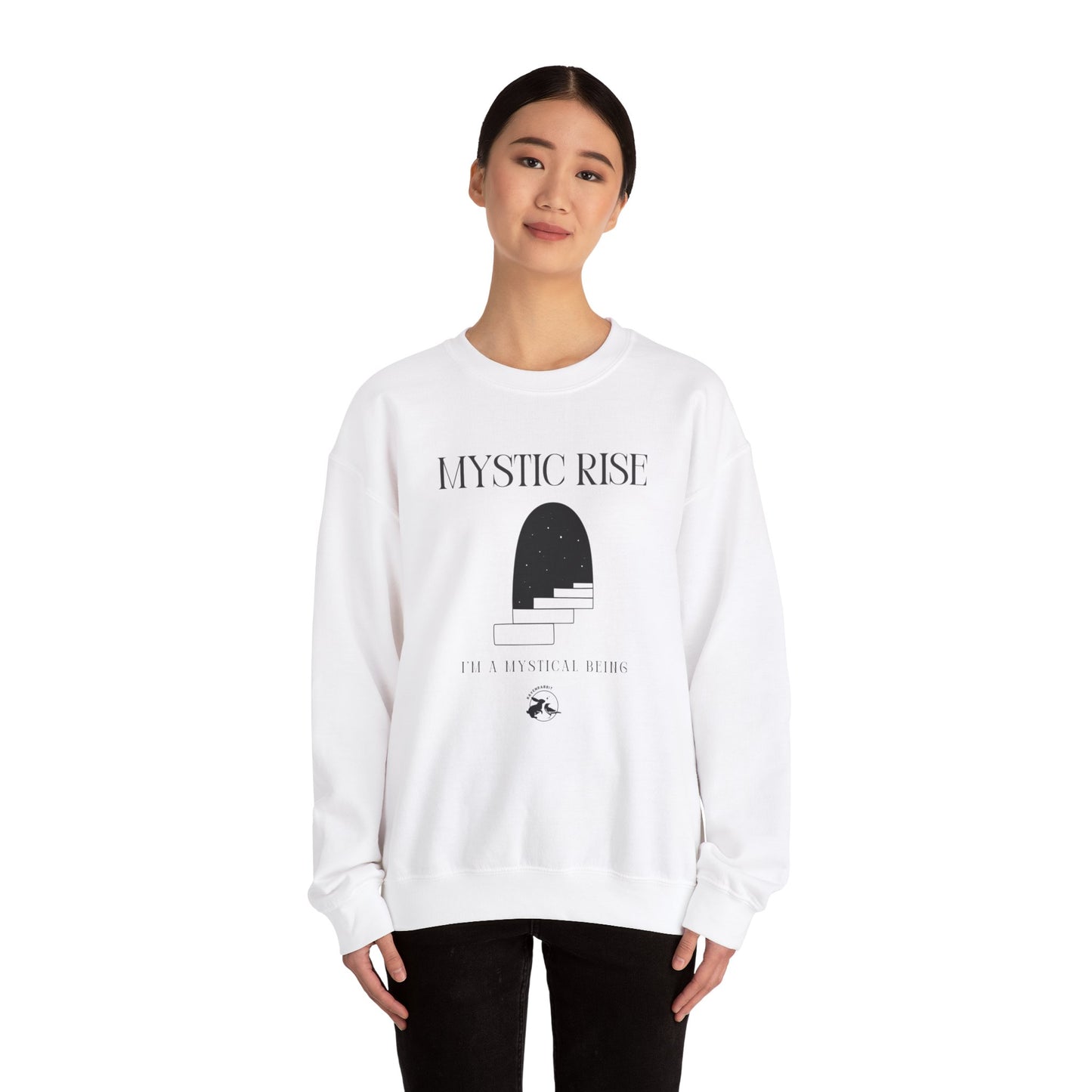 MysticRise Crewneck Sweater β Spiritual Awakening and Empowerment Pullover