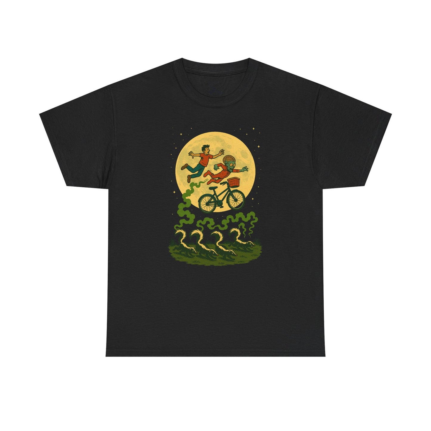 Moonlit Mayhem Retro Comic T Shirt