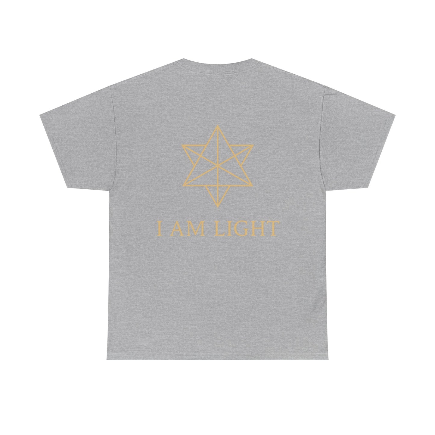 I Am Light Double-Sided Tee – Spiritual Affirmation Shirt for Christmas Gift