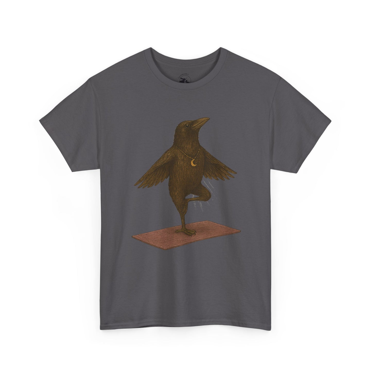 The Raven Yoga Master Tee – Balance in Flight and Spirit