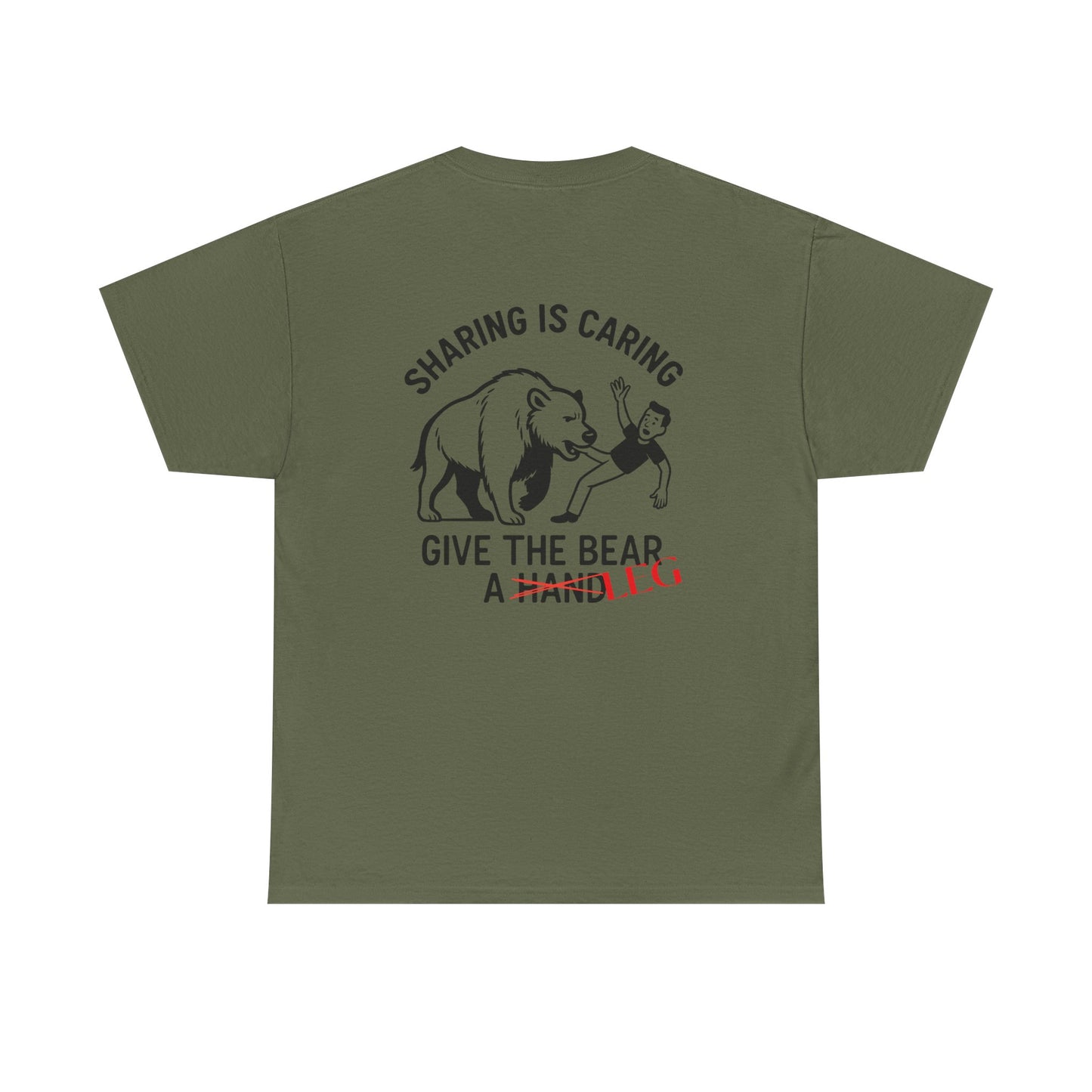 Give the Bear a Leg Tee – Funny Yellowstone Wildlife Shirt