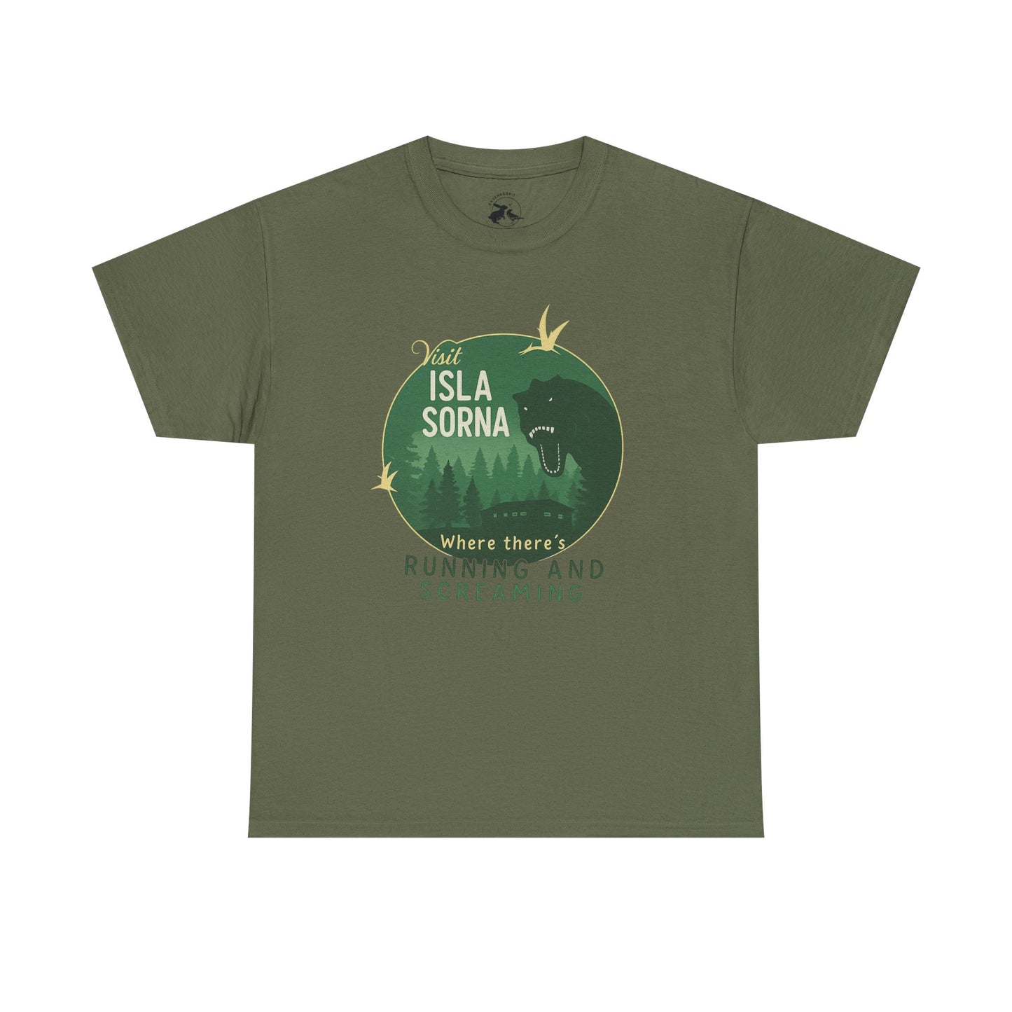 Isla Sorna Tee – Retro Dinosaur Adventure Shirt
