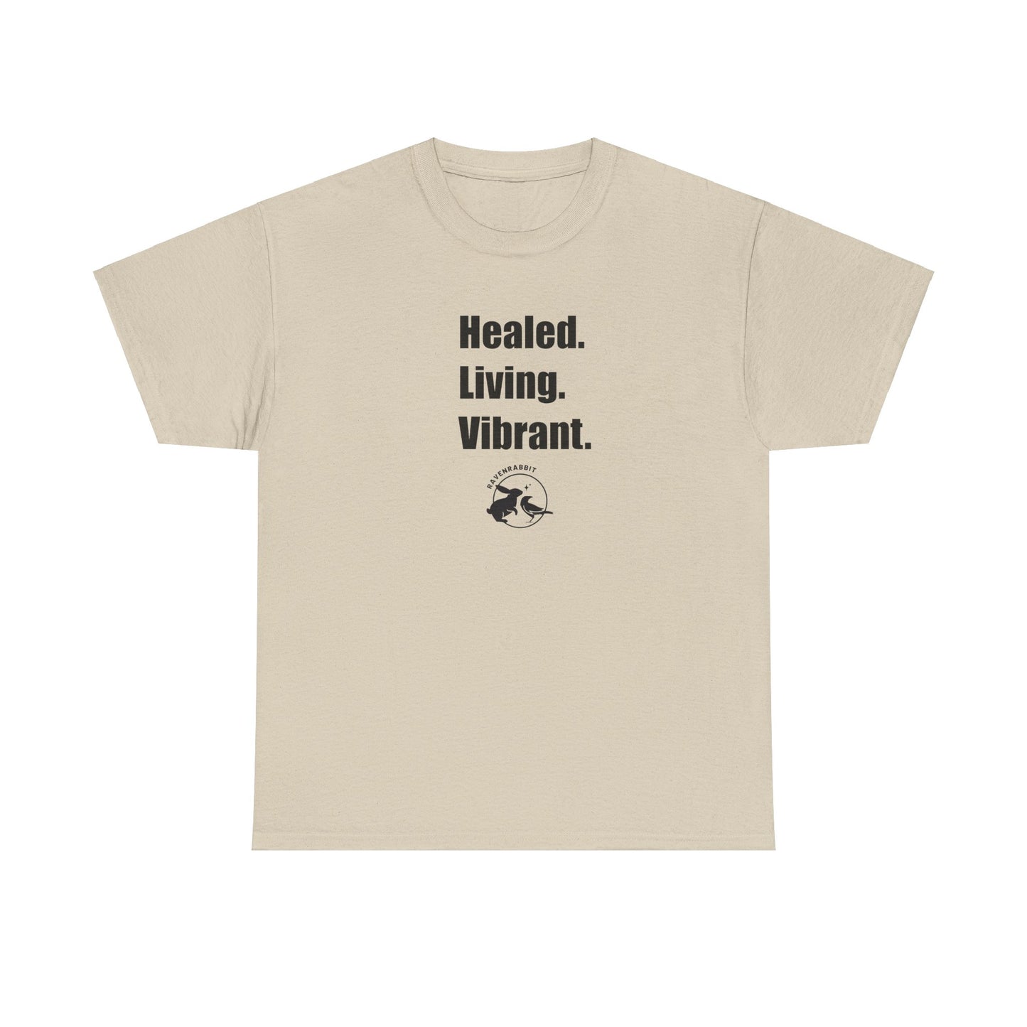 Living Healed Vibrant Unisex Heavy Cotton Tee – Embody Your Transformation 🌿✨