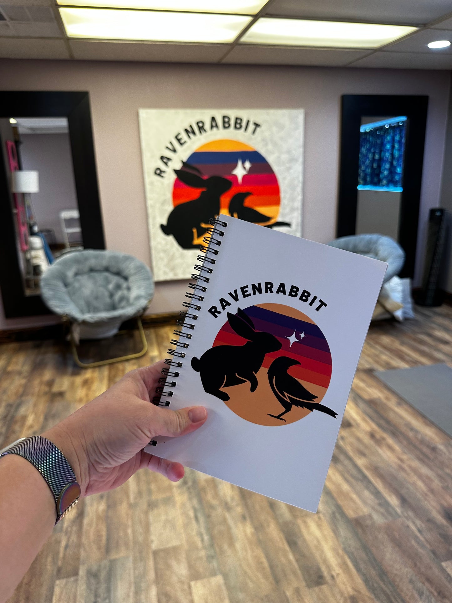 RavenRabbit Blank Journal – Write, Reflect, and Awaken 🌿📖