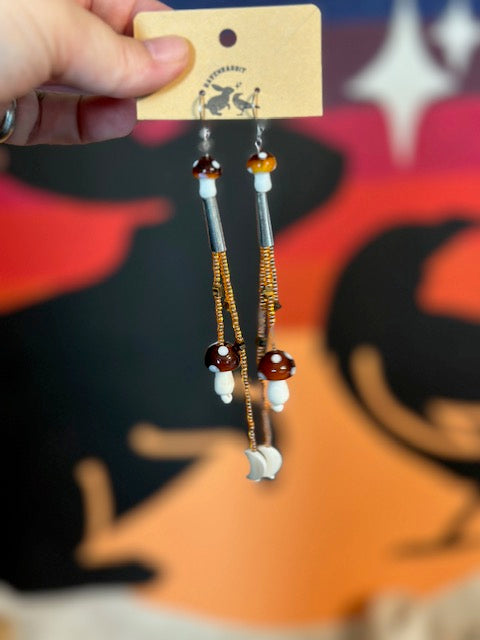 Mushroom Earrings