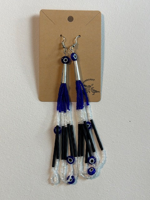 Evil Eye Solid Color Earrings