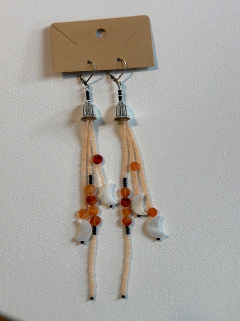 Citrine Moon Earrings