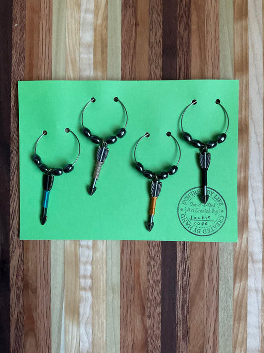 Arrow Wine Charms